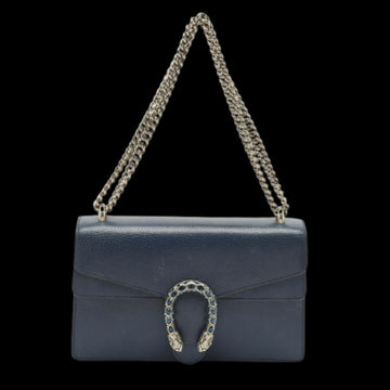 Blue Leather Gucci Dionysus