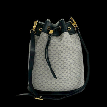 Blue Leather Gucci Tote