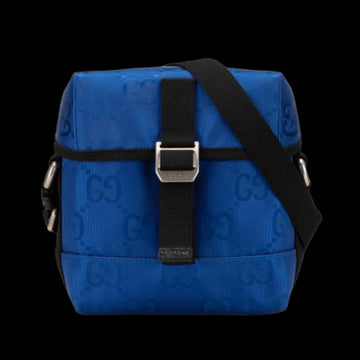 Blue Nylon Gucci Messenger Bag