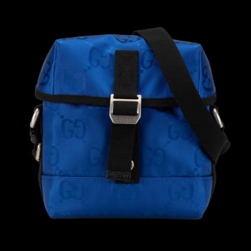 Blue Nylon Gucci Messenger Bag
