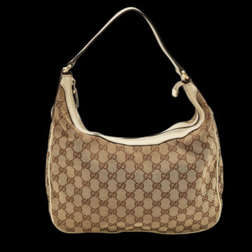 Brown Canvas Gucci Handbag