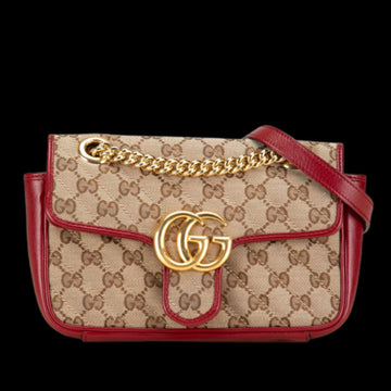 Brown Canvas Gucci Marmont