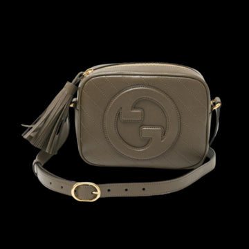 Brown Leather Gucci Crossbody Bag