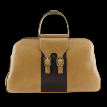 Brown Leather Gucci Handbag