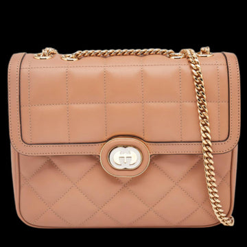 Brown Leather Gucci Shoulder Bag
