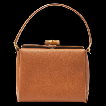 Brown Leather Gucci Bamboo