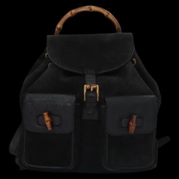 Brown Leather Gucci Bamboo