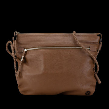 Brown Leather Gucci Crossbody Bag