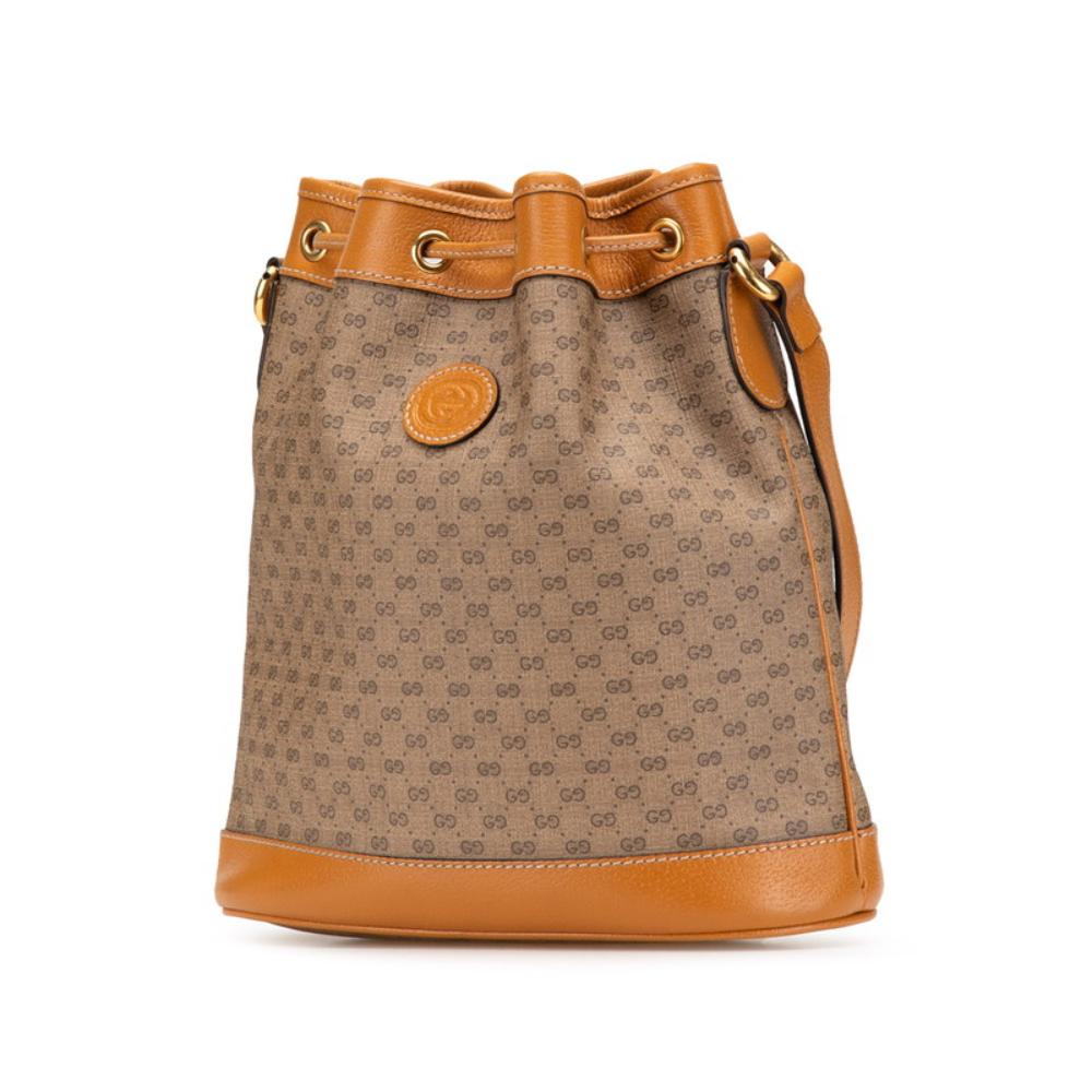 Brown Leather Gucci Crossbody Bag