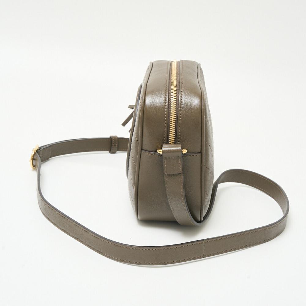 Brown Leather Gucci Crossbody Bag