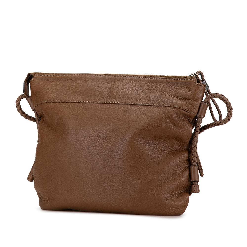 Brown Leather Gucci Crossbody Bag