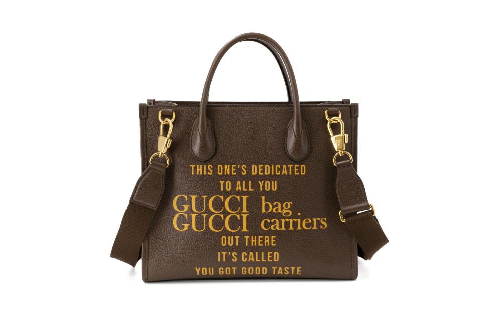 Brown Leather Gucci Tote