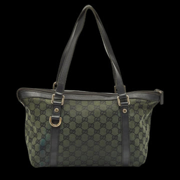 Green Canvas Gucci Abbey