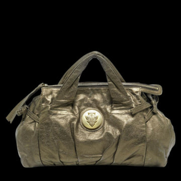 Metallic Leather Gucci Handbag