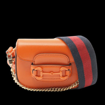 Orange Leather Gucci Crossbody Bag