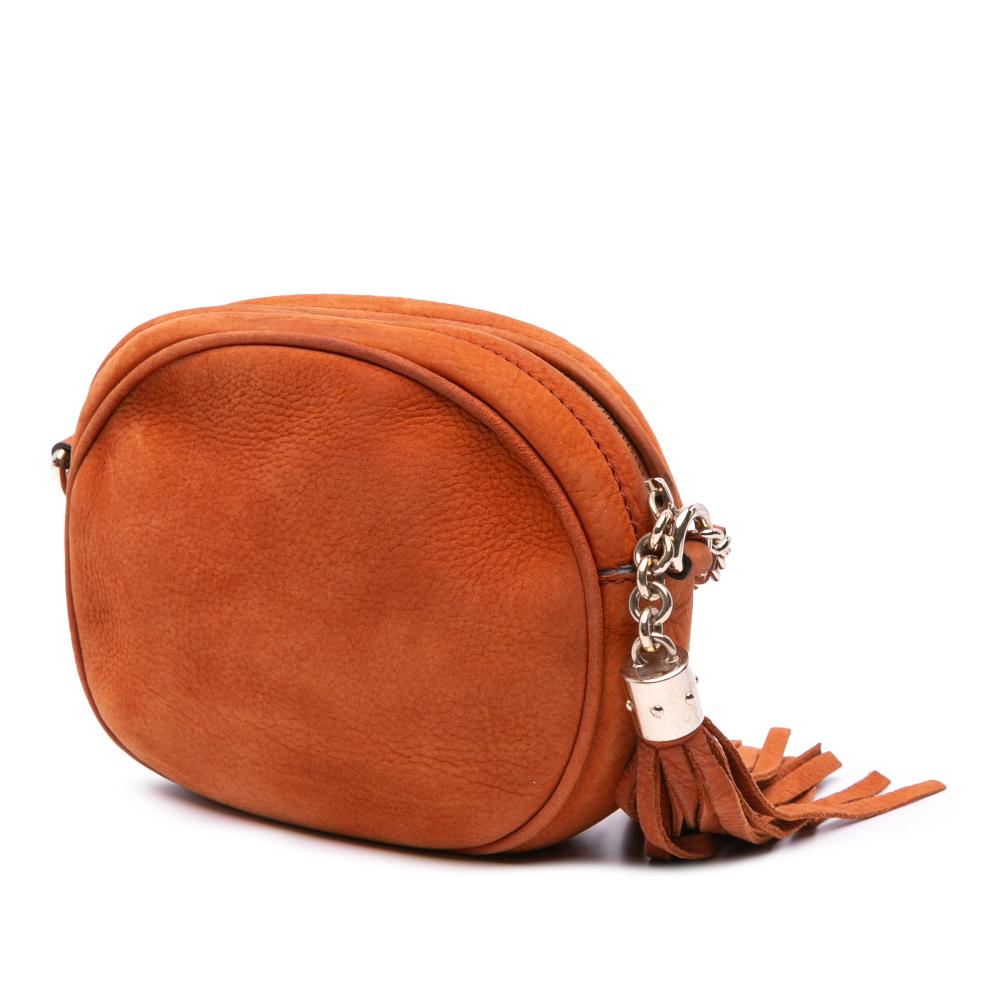 Orange Leather Gucci Crossbody Bag