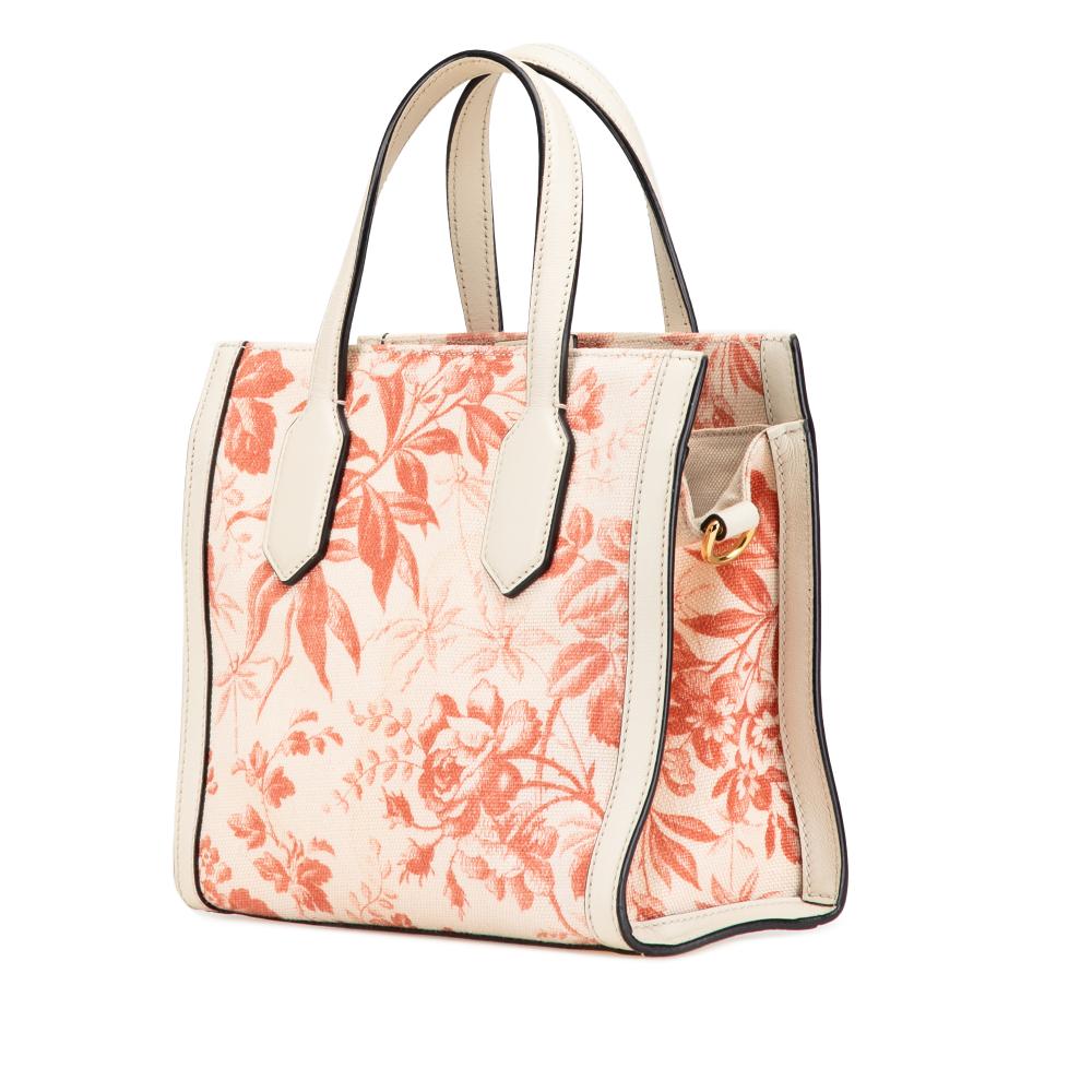 Pink Canvas Gucci Tote