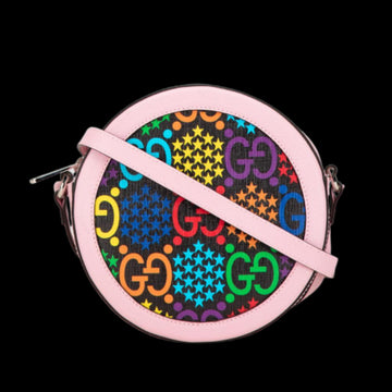 Pink Fabric Gucci Crossbody Bag