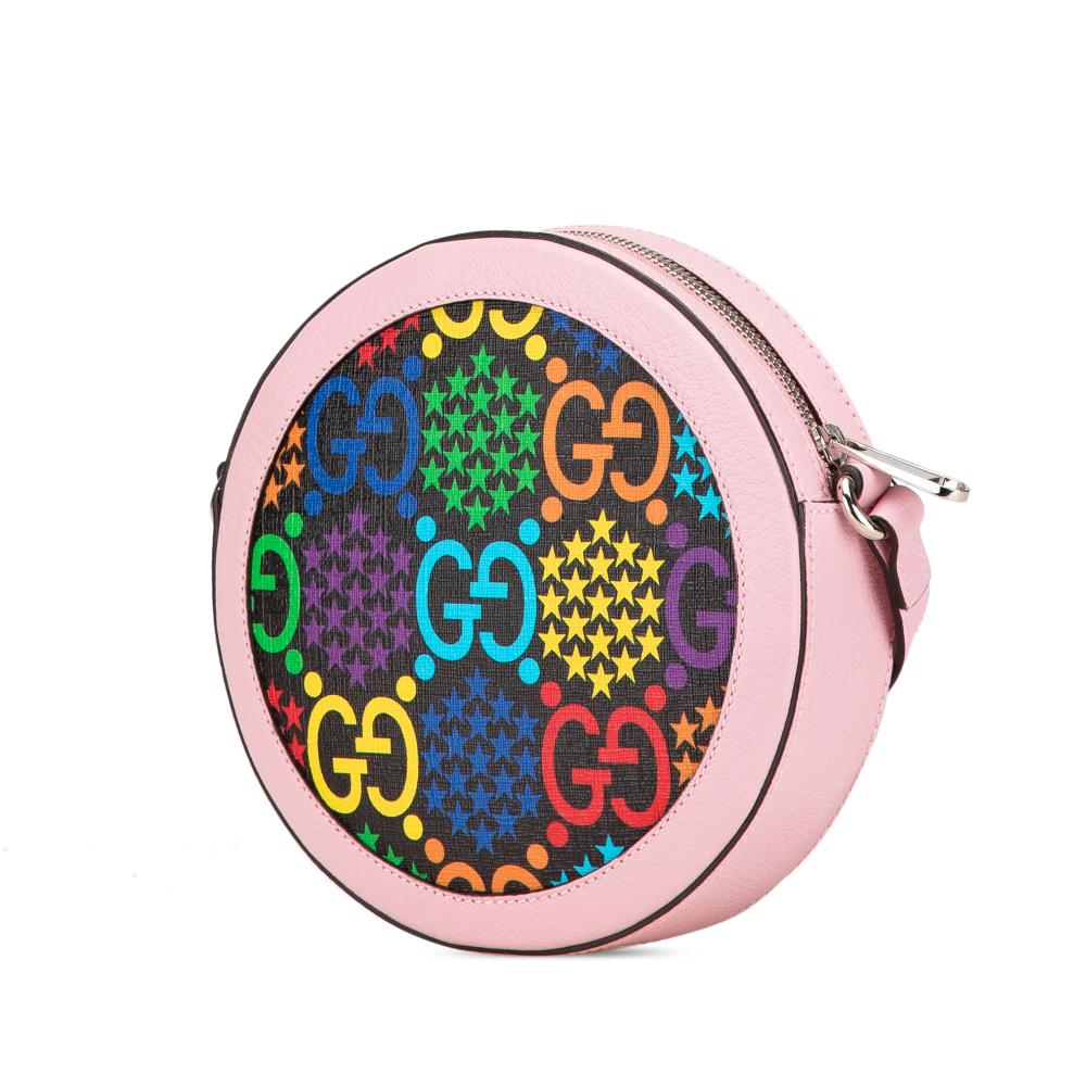 Pink Fabric Gucci Crossbody Bag