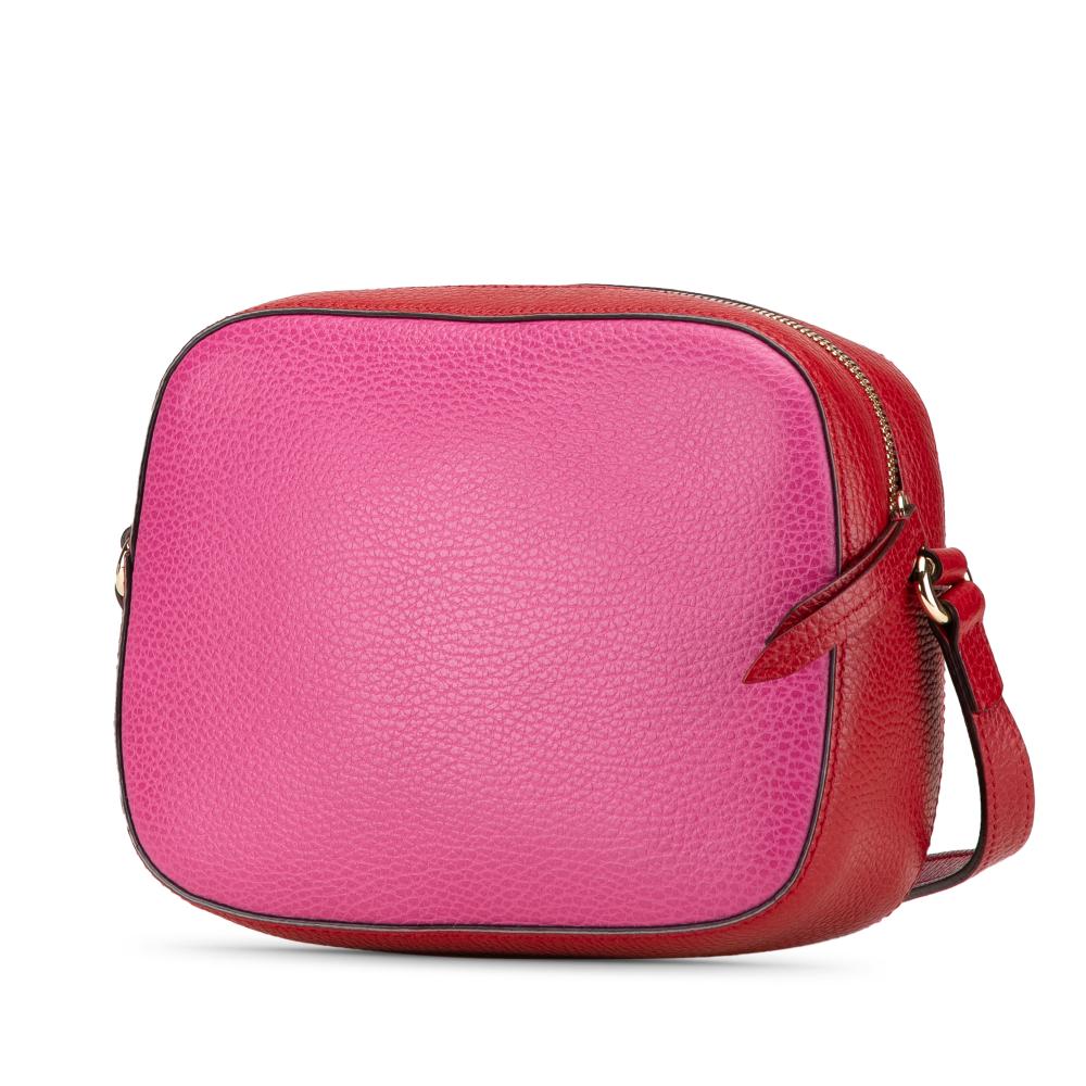 Pink Leather Gucci Crossbody Bag