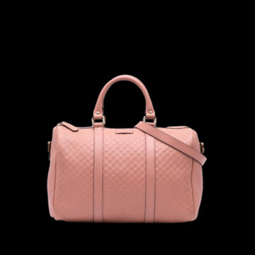 Pink Leather Gucci Handbag