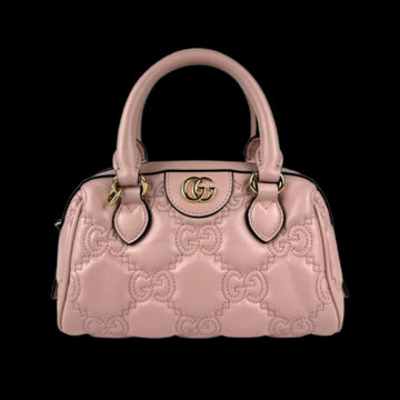 Pink Leather Gucci Handbag