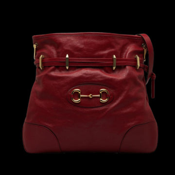 Red Leather Gucci Crossbody Bag
