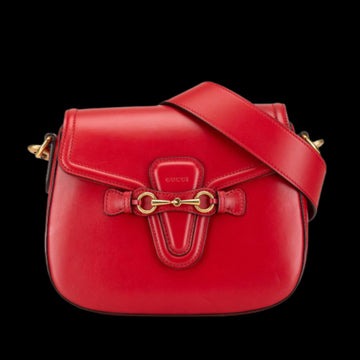 Red Leather Gucci Crossbody Bag