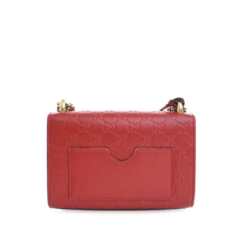 Red Leather Gucci Crossbody Bag
