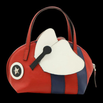 Red Leather Gucci Handbag