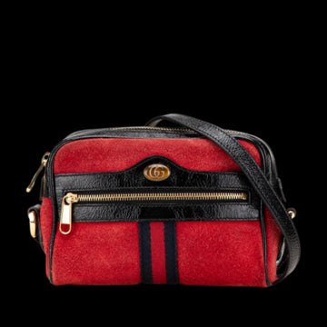 Red Suede Gucci Ophidia