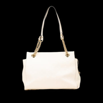 White Leather Gucci Shoulder Bag