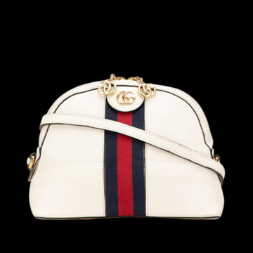 White Leather Gucci Ophidia