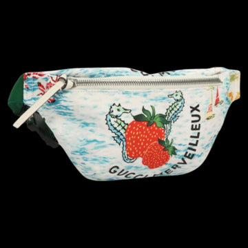 White Nylon Gucci Belt Bag