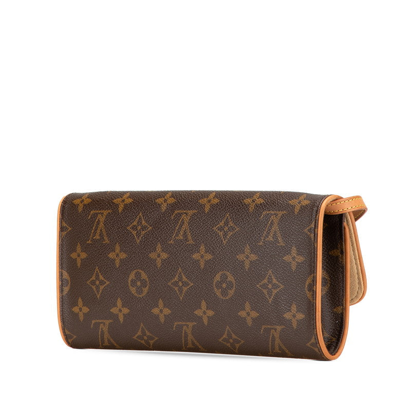 Louis Vuitton Monogram Pochette Twin GM Shoulder Bag M51852