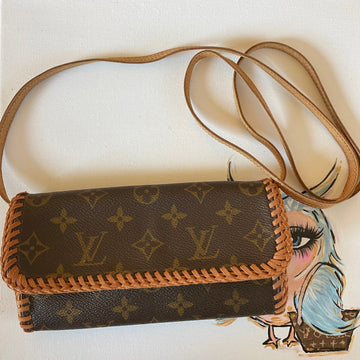 The Junco -CS Monogram in Vachetta Shoulder/Crossbody Bag