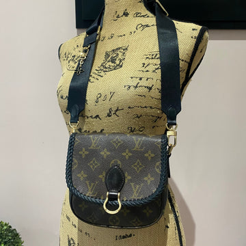 The Swift -CS Monogram in Black Crossbody