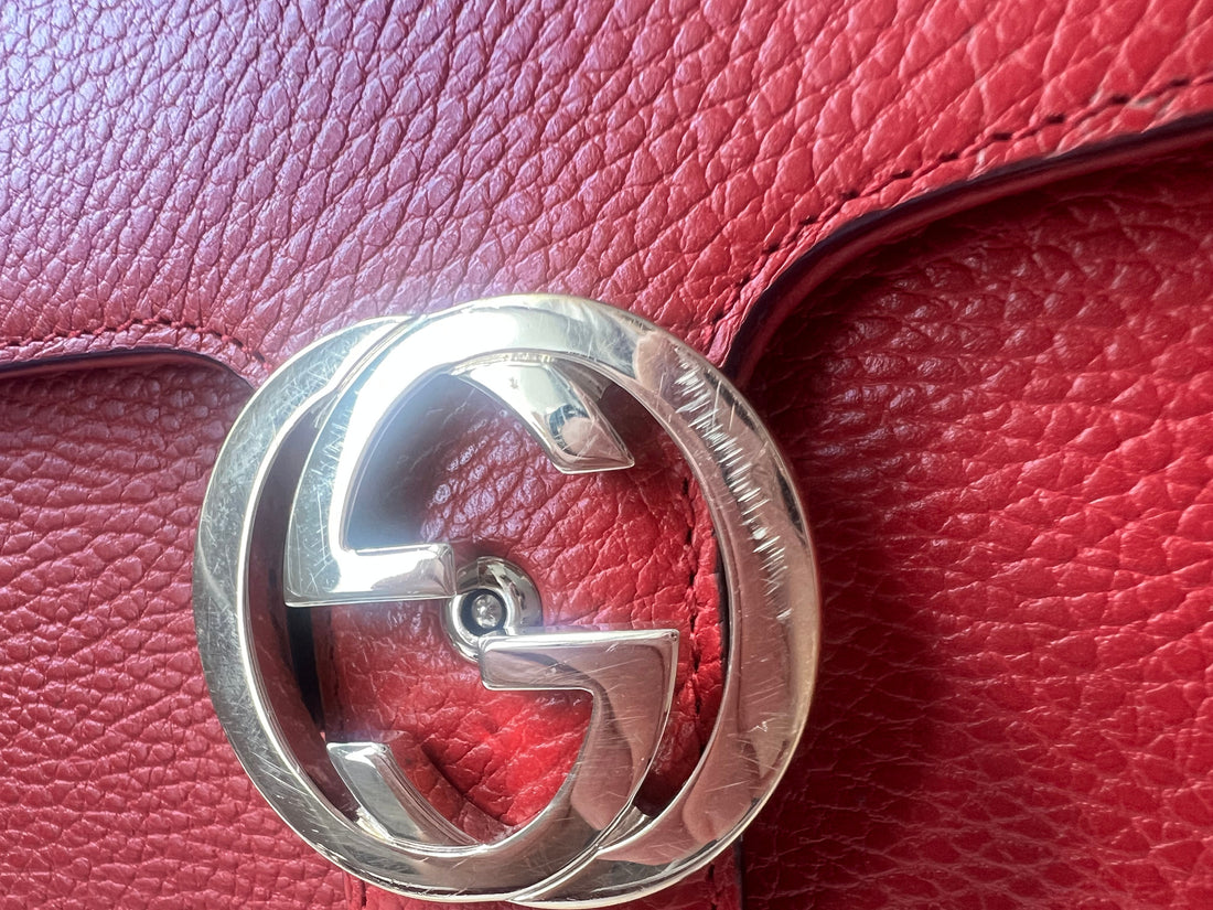 Gucci Interlocking VS Red Small Shoulder Bag