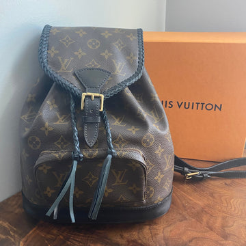 The Loon -CS Monogram Backpack in Black MM