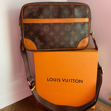 The Sparrow Crossbody -CS Monogram in Tan
