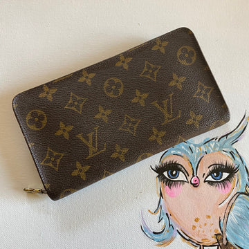 The Junco Zippy Wallet -CS Monogram