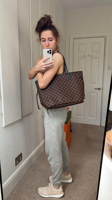 Louis Vuitton Neverfull MM Damier Ebene Cherry Interior (RRP £1,410)