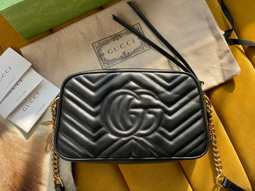 Gucci VS Marmont Small Matelasse Shoulder Bag