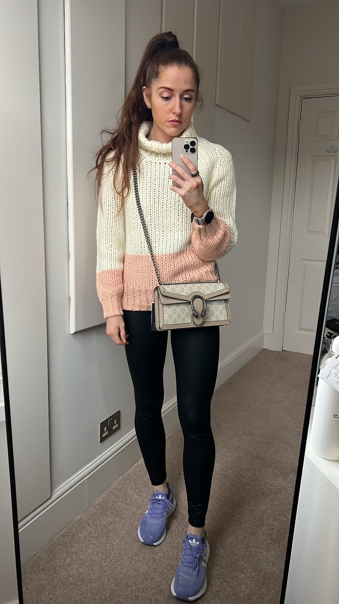Gucci Dionysus VS Small Shoulder Bag in White and Beige Canvas (RRP £2,130)