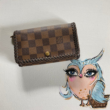 The Junco Bifold Short Wallet -CS Damier in Brown
