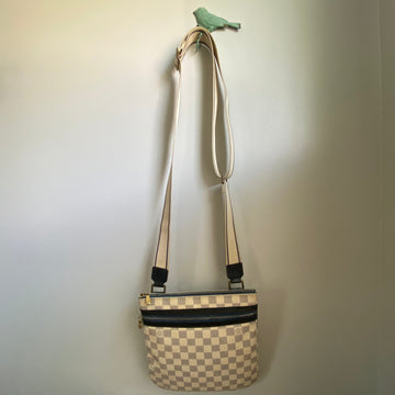 The Blue and White Swallow -CS Damier Azur Crossbody