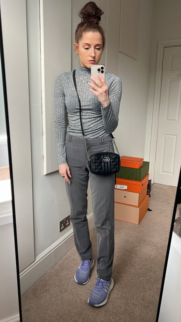 Gucci VS Black Aria Marmont Mini Shoulder Bag