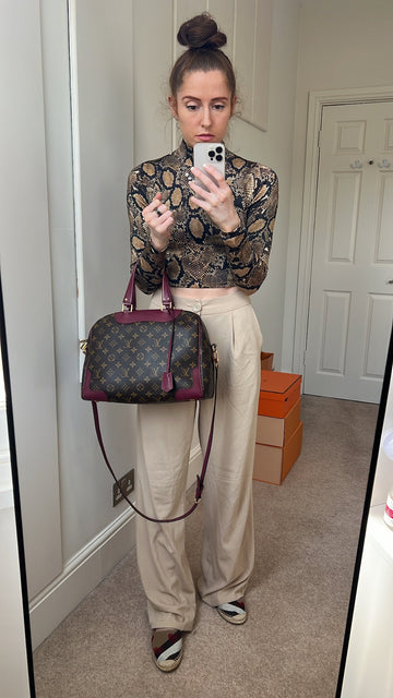 Louis Vuitton Retiro Bag Monogram and Raisin (RRP £1470)