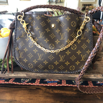 The Peacock -VS Monogram Hobo Crossbody