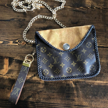 The Falcon with Back Pocket - GoldenVS Wristlet/Crossbody/Clutch